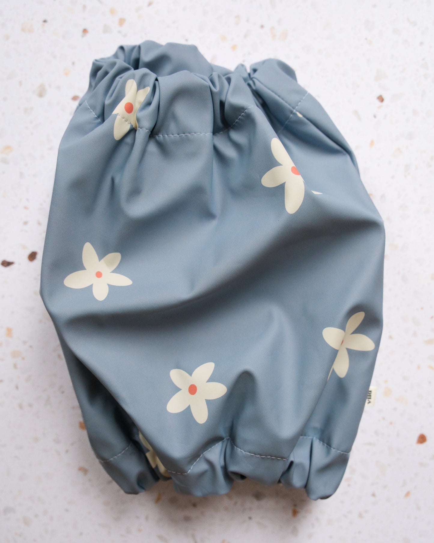 Waterproof Dog Snood - Blue with flowers
