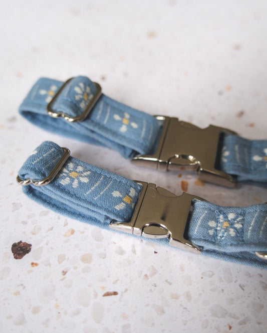 Collar - Daisy Stone Blue
