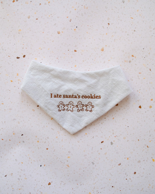 Bandana - I ate santa's cookies